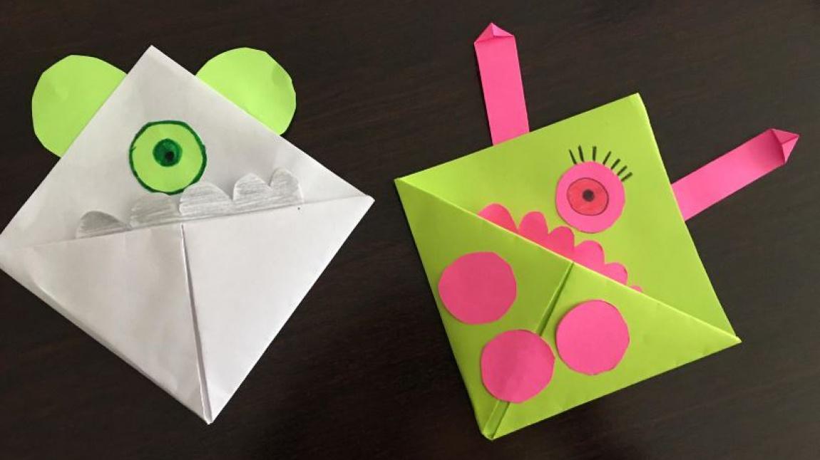 Origami İle Kitap Ayracı Yapalım Etkinliği (6/D Sınıfı, Derya DEMİRYÜREK, Neslihan DUYGU)
